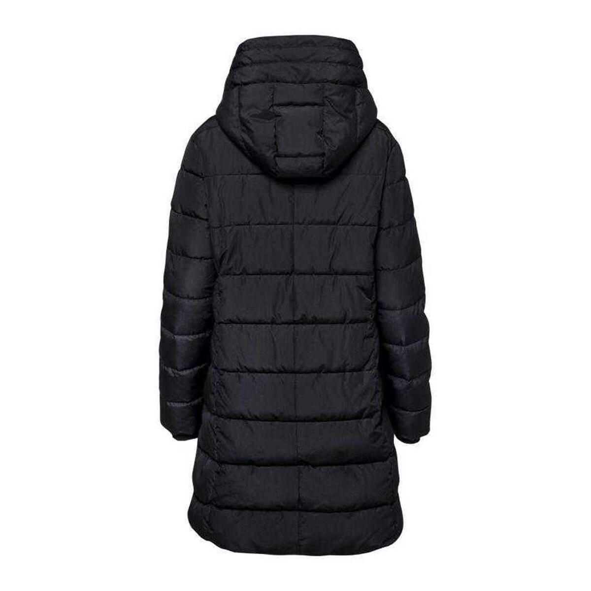 Chaqueta Acolchada para Mujer Negro 3/4