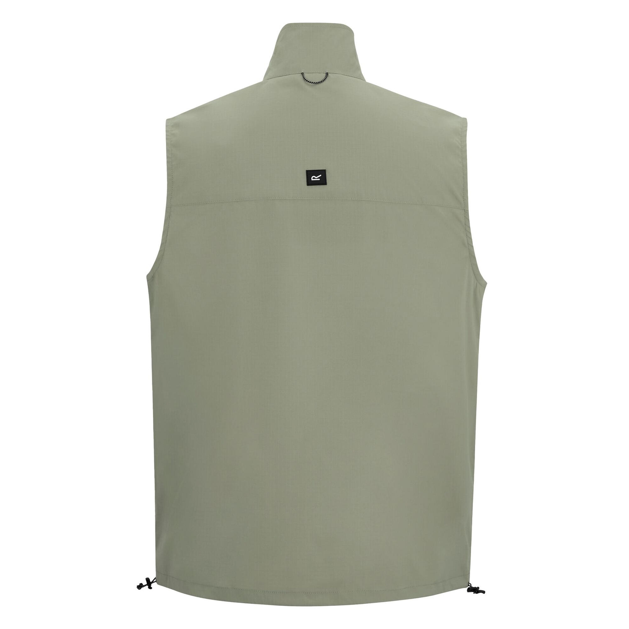 Veste Unie Sans Manches De Voyage Homme (Kaki) 2/4