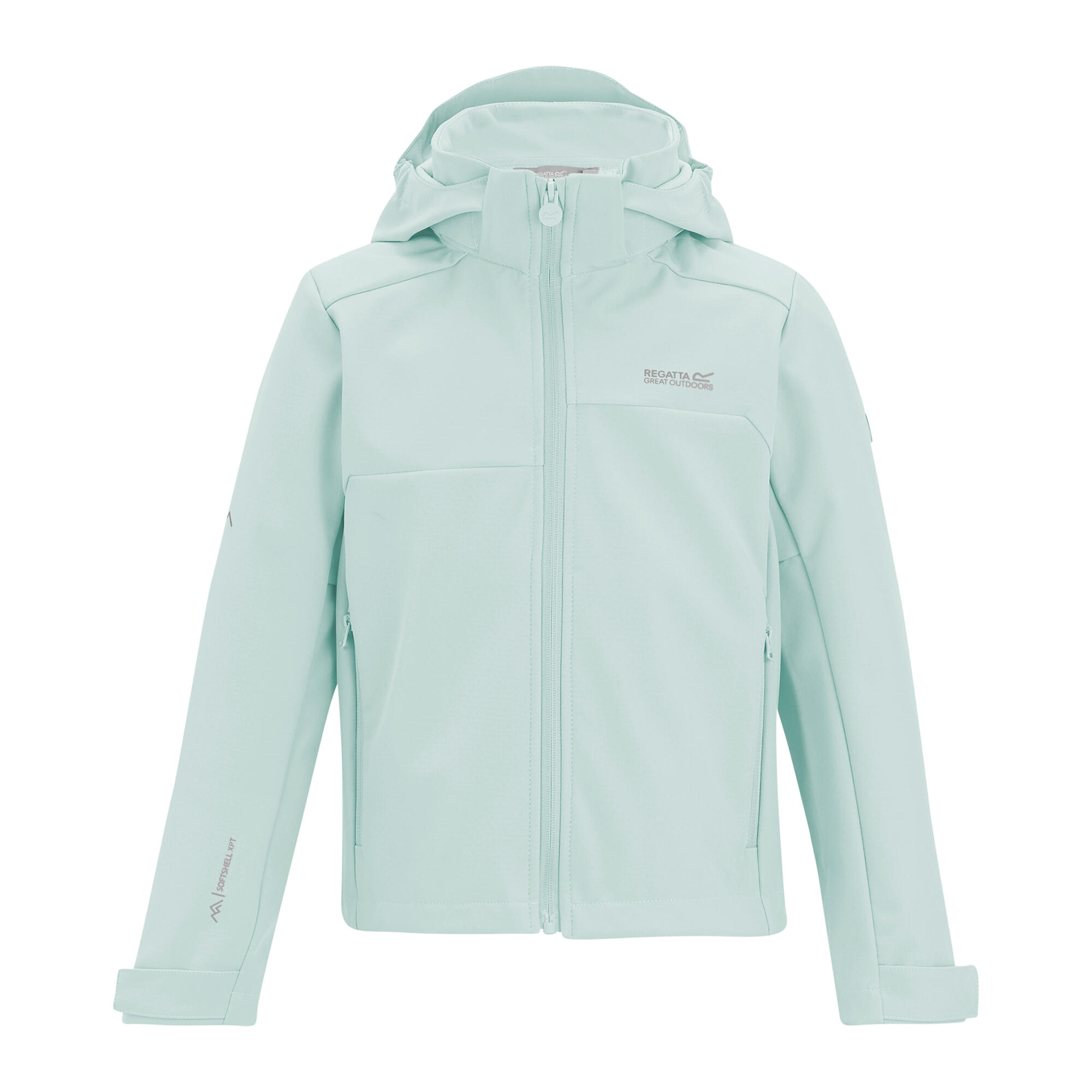 Soft Shell Jas Kinderen/Kinderen (Zeemist/Ivy mos) 2/5