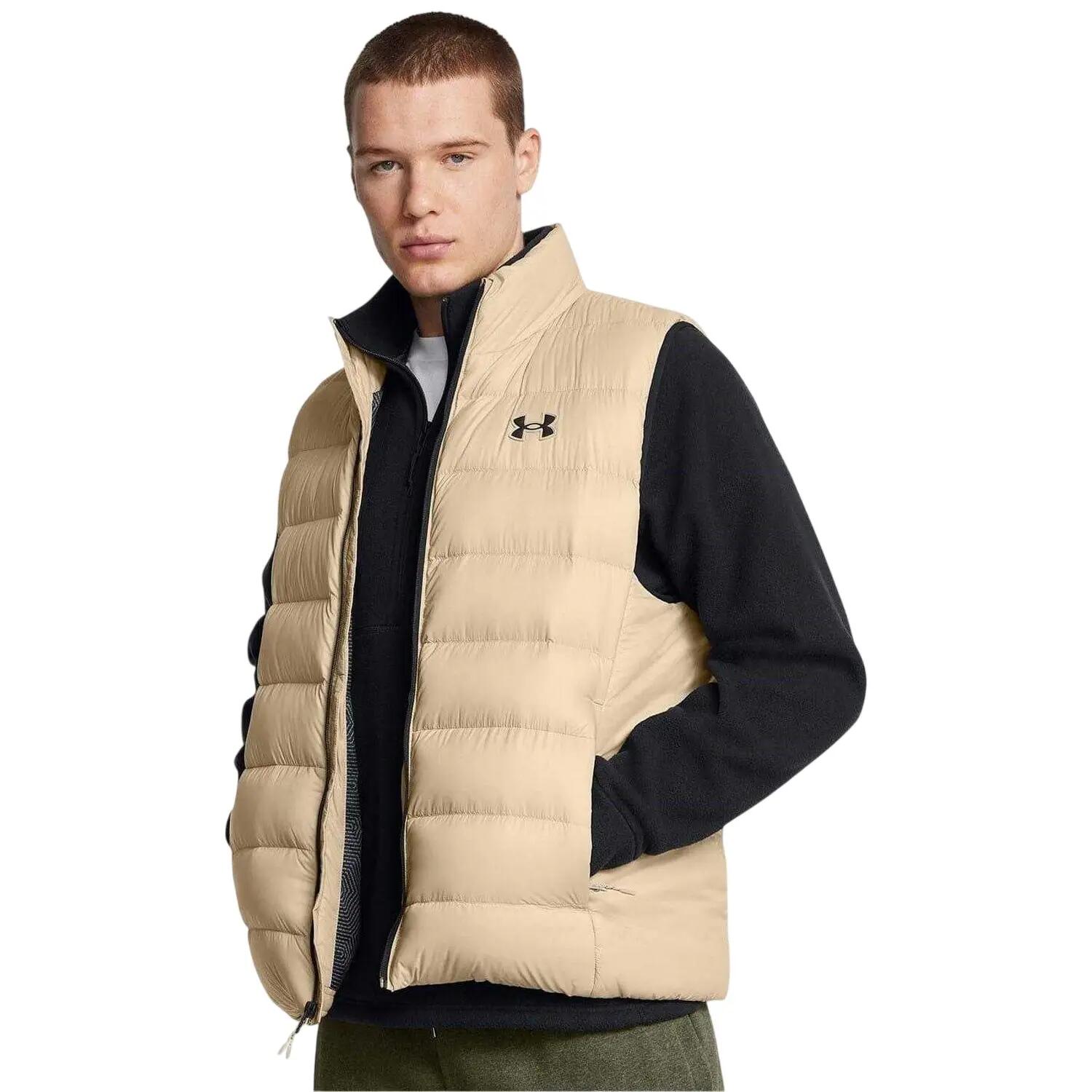 Mens Legend Down Filled Gilet (Brown) 1/4