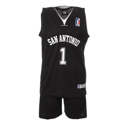 San Antonio Ensemble de basket Noir Enfant Sport Zone