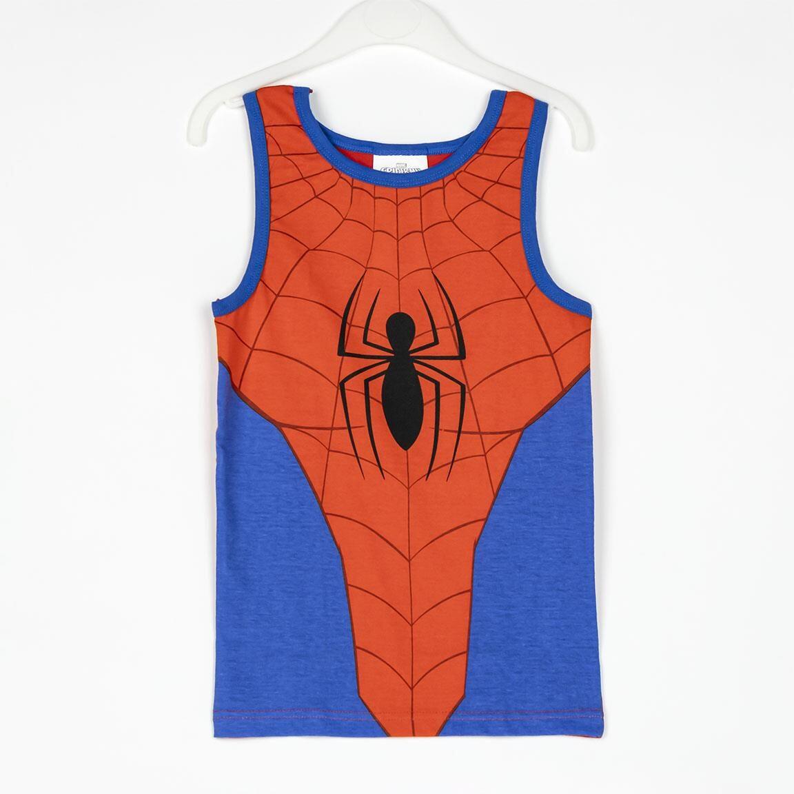 Pijama de algodão de duas peças do Homem-Aranha para meninos com nécessaire 2/7
