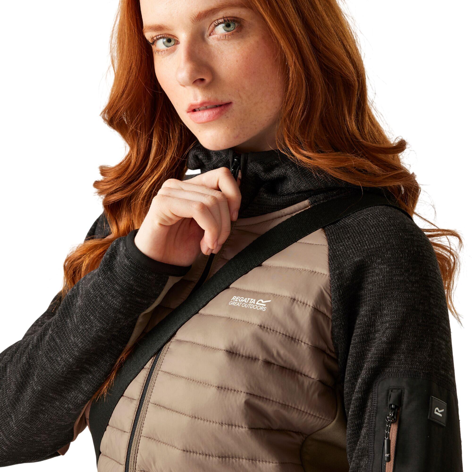 Giacca Ibrida Donna Regatta Newhill Moka Nero 4/5