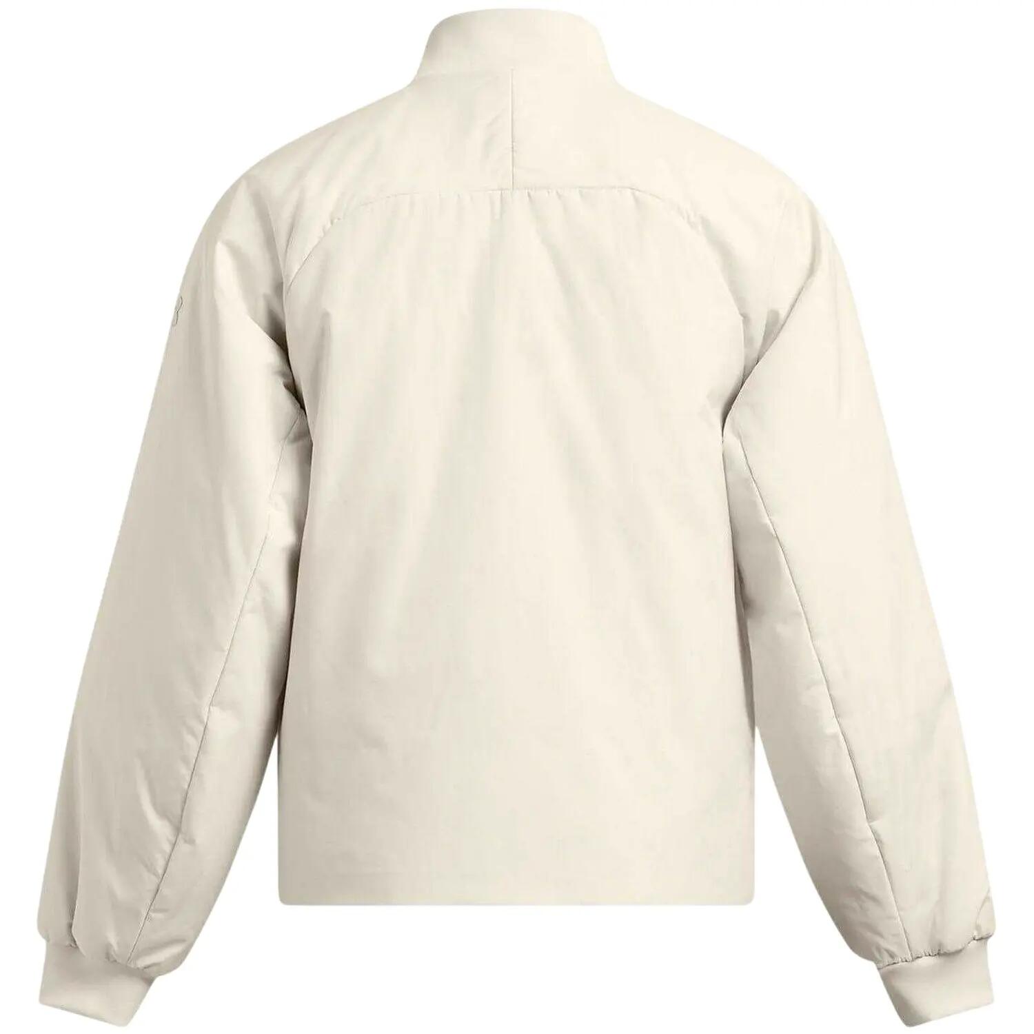 Effen bomberjack voor dames (Wit) 3/6