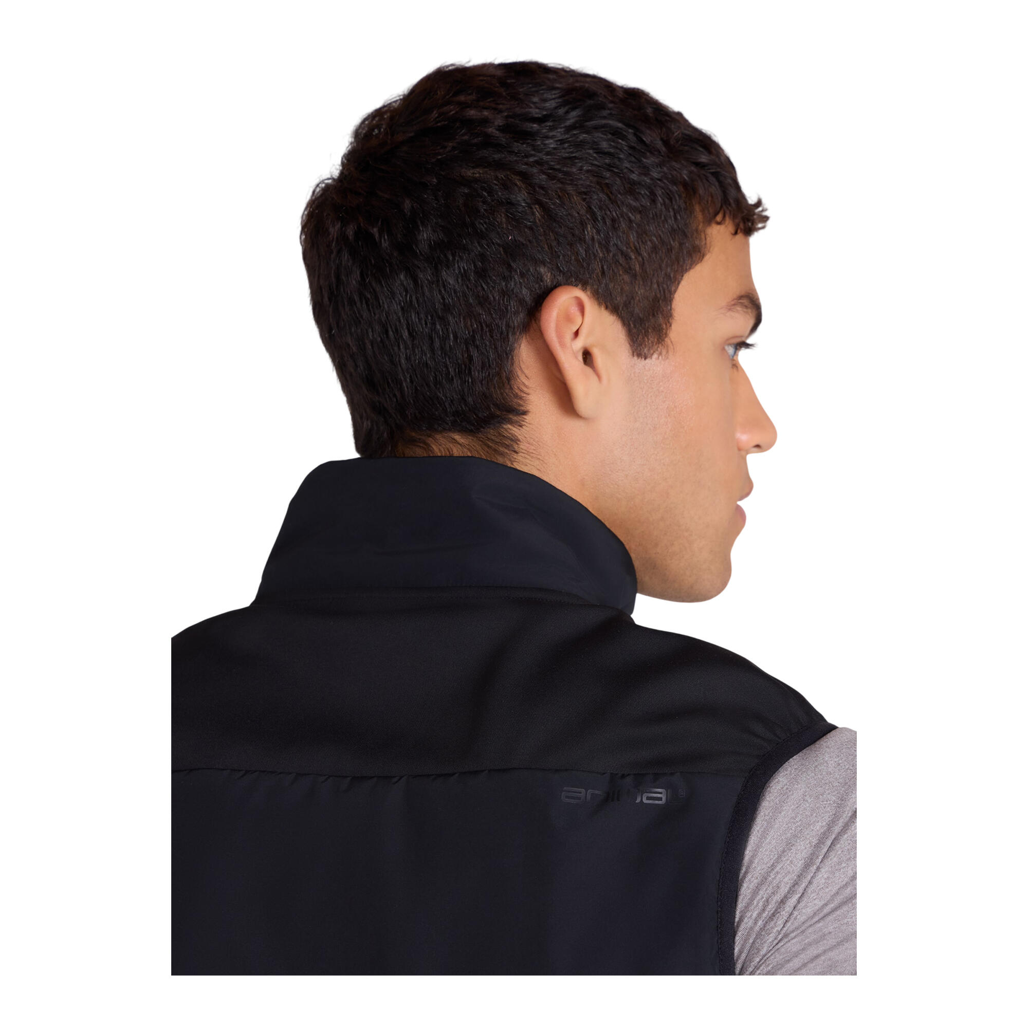 Mens Archie Gilet (Black) 4/4