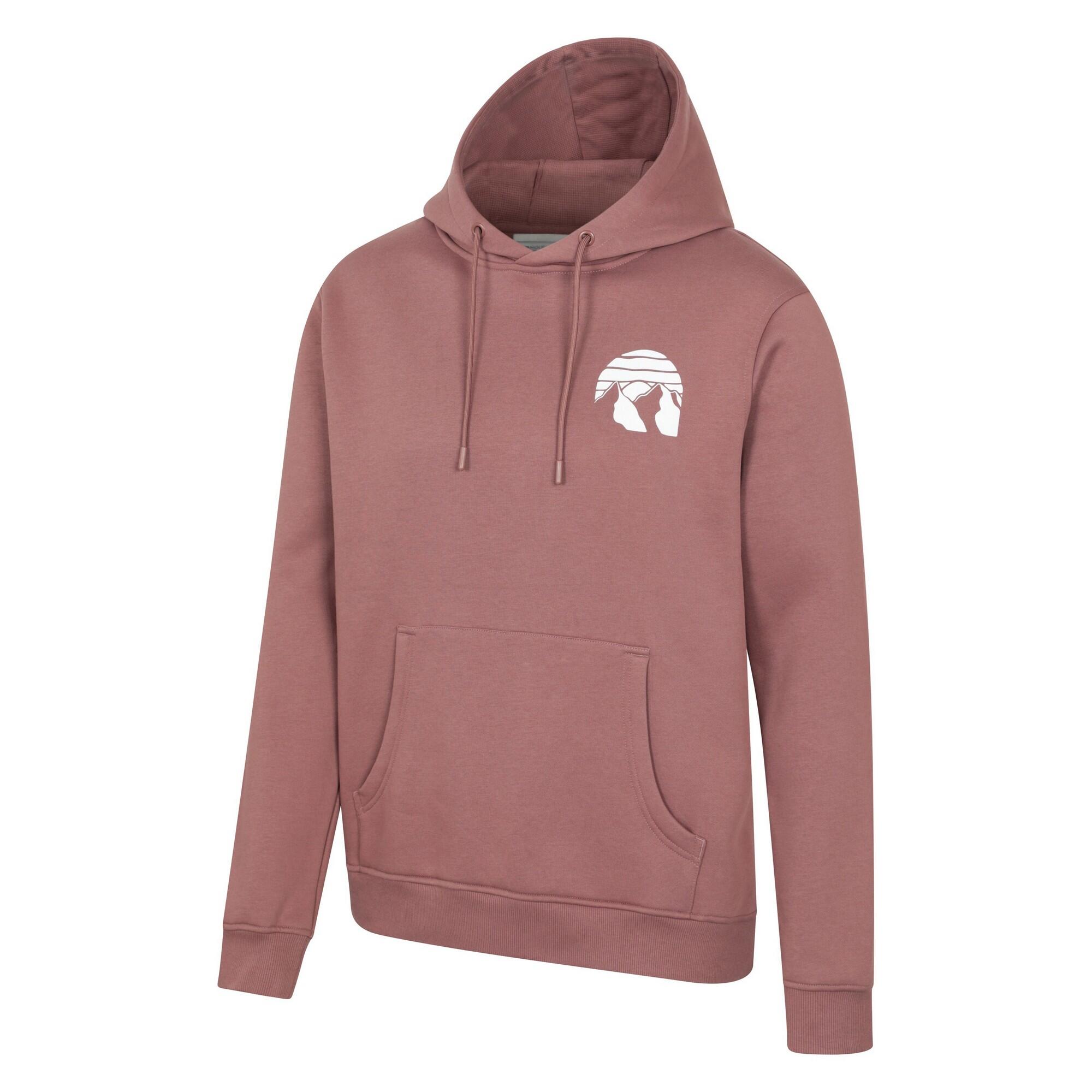 Felpa Con Cappuccio Montagna Distintivo Uomo Mountain Warehouse Marrone Chiaro 3/5