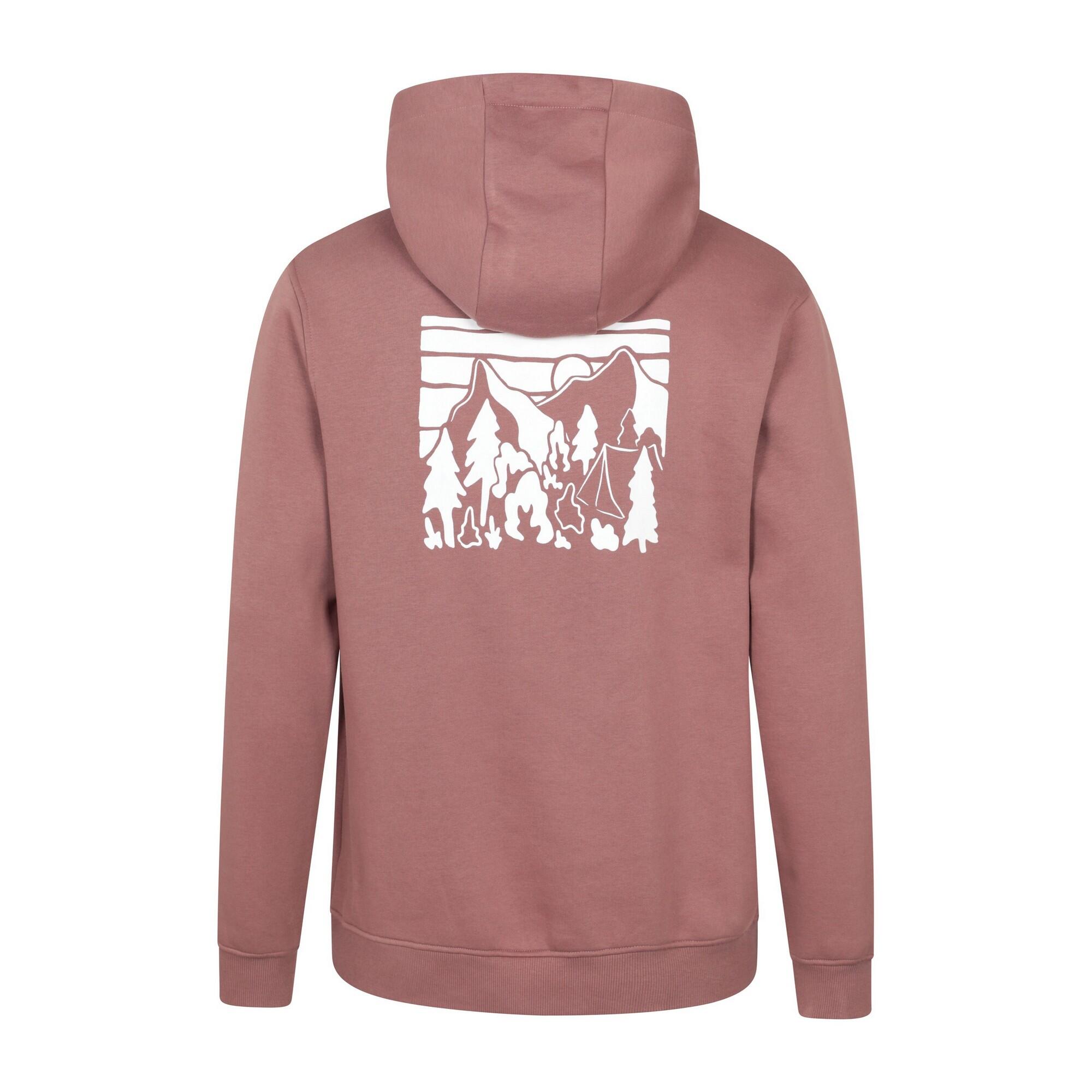 Felpa Con Cappuccio Montagna Distintivo Uomo Mountain Warehouse Marrone Chiaro 2/5