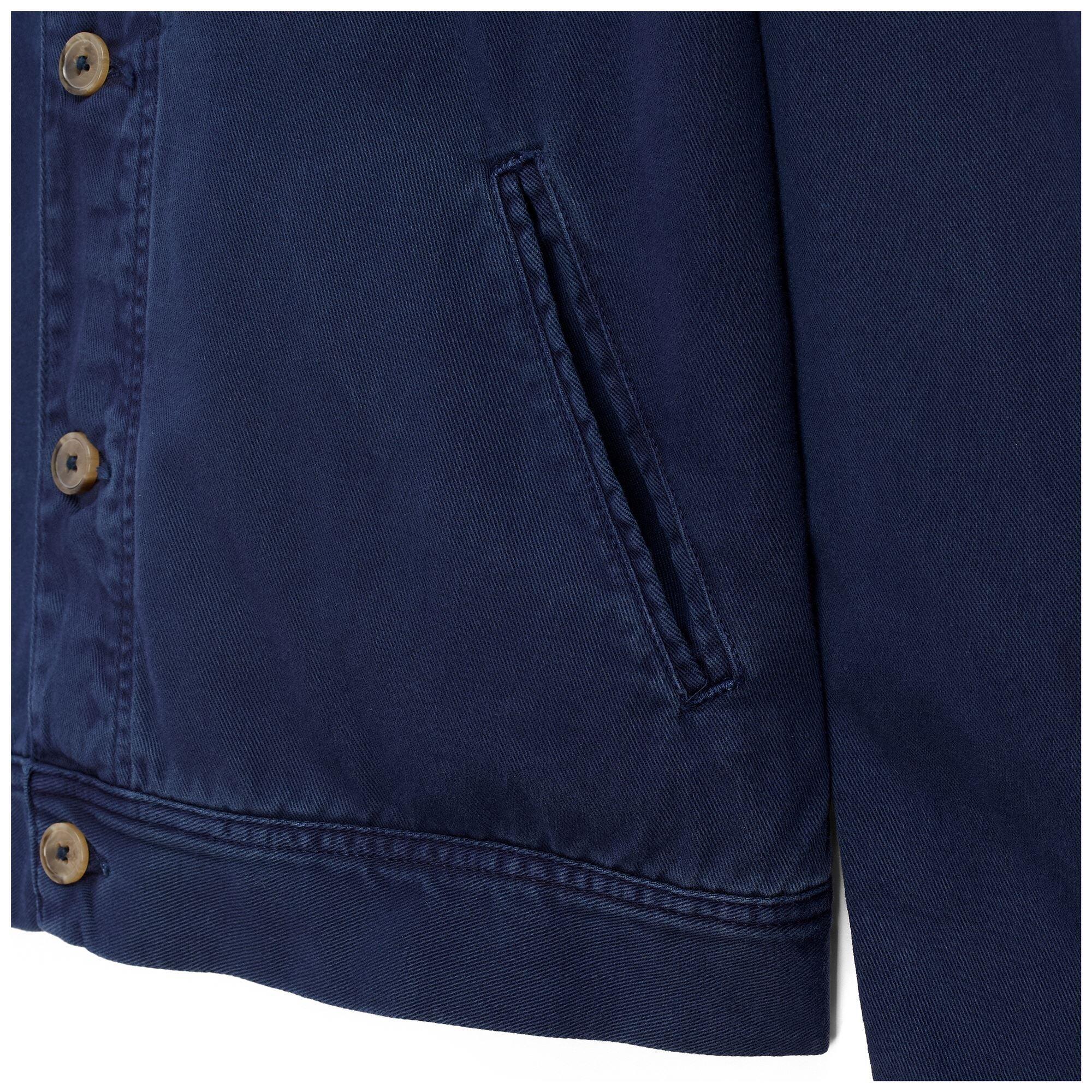Giaccha da uomo in cotone blu da casual 3/3