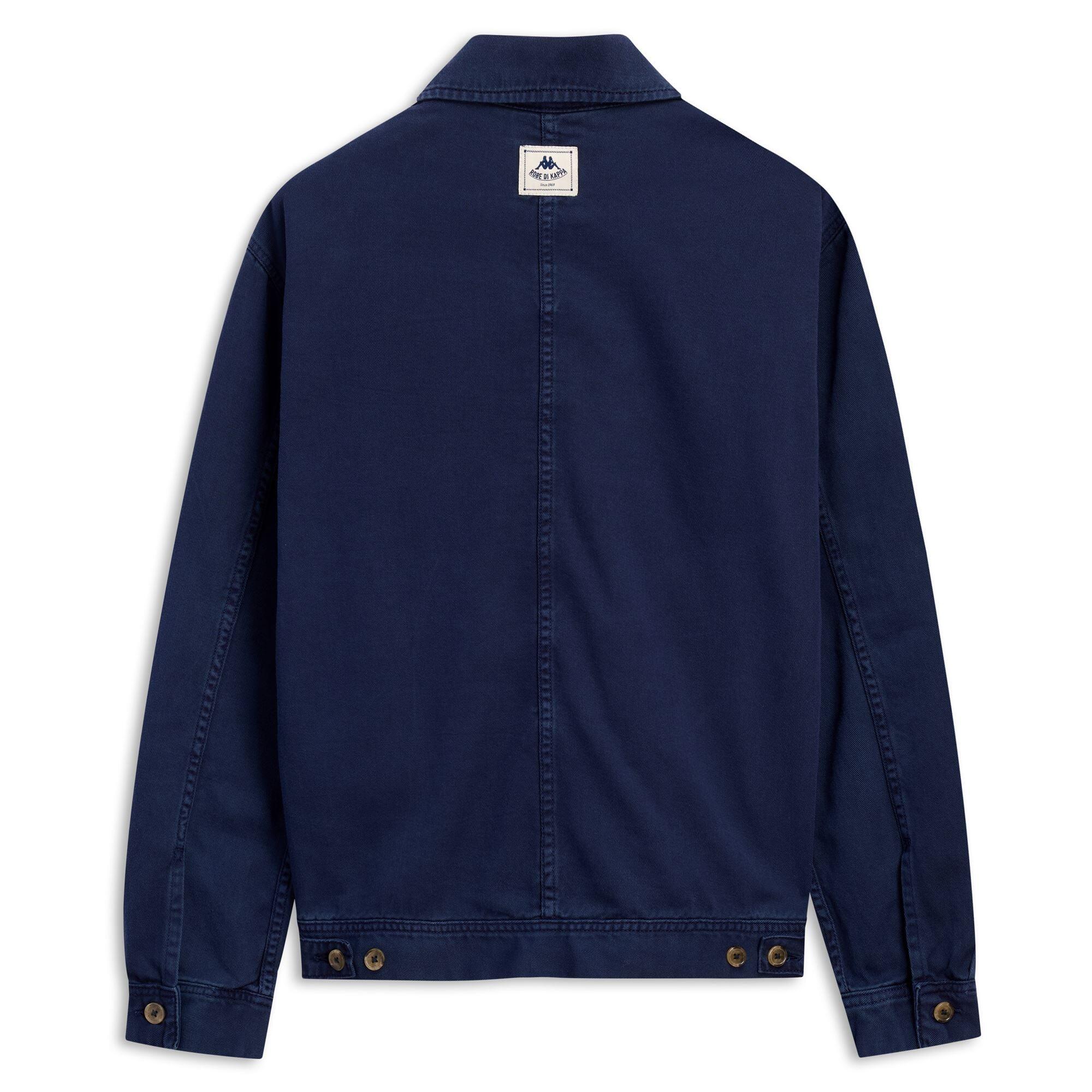 Giaccha da uomo in cotone blu da casual 2/3