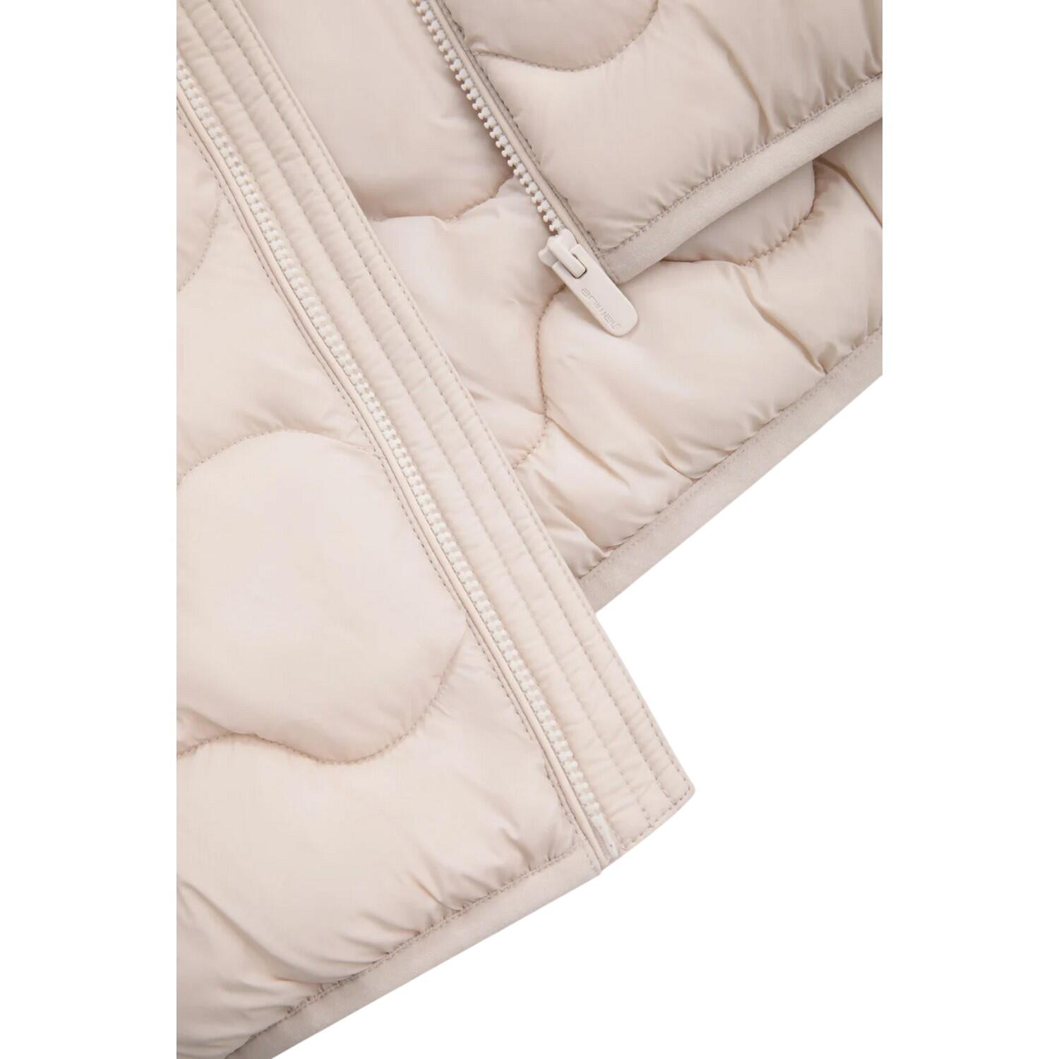Childrens/Kids Quilted Water Resistant Sleeveless Gilet (Beige) 4/4