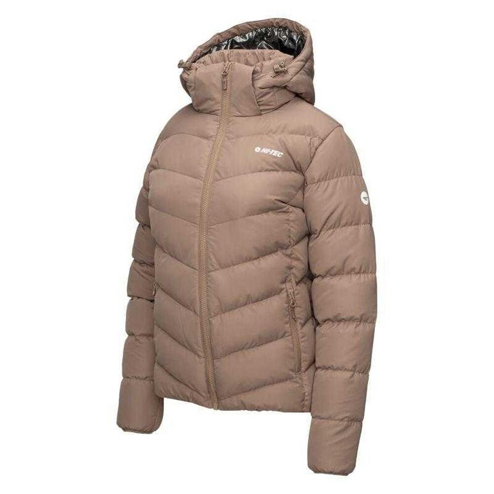 Giacca Isolato Uomo Hi-Tec Helten Marrone Beige Crema 4/4