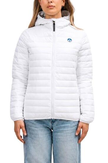 NORTH SAILS - Donsjas voor vrouwen Linette met logo, maat XL, kleur Wit