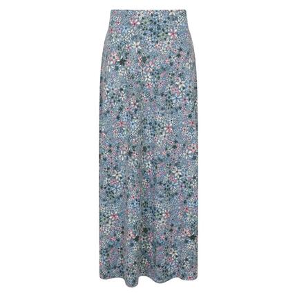 Langer Rock für Damen Grau