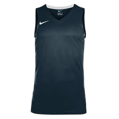 Maglia Da Pallacanestro Scollo A V Senza Maniche Bambini Nike Bianco Verde Pino