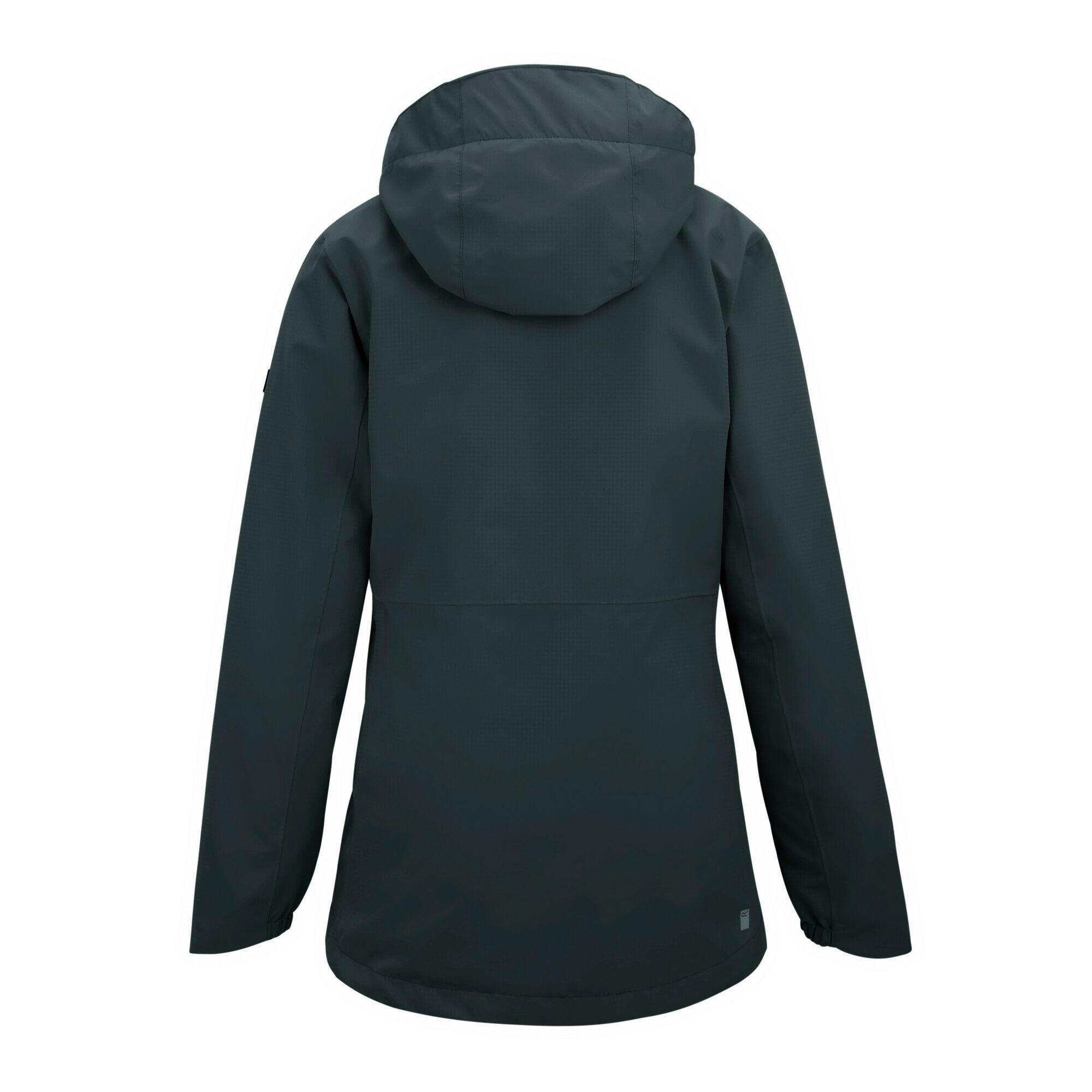 Veste Imperméable À Capuche HAMARA Femme (Gris Foncé) 3/5