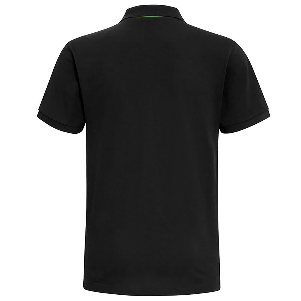 PoloShirt, kurzärmlig Herren Schwarz/Limette 2/3