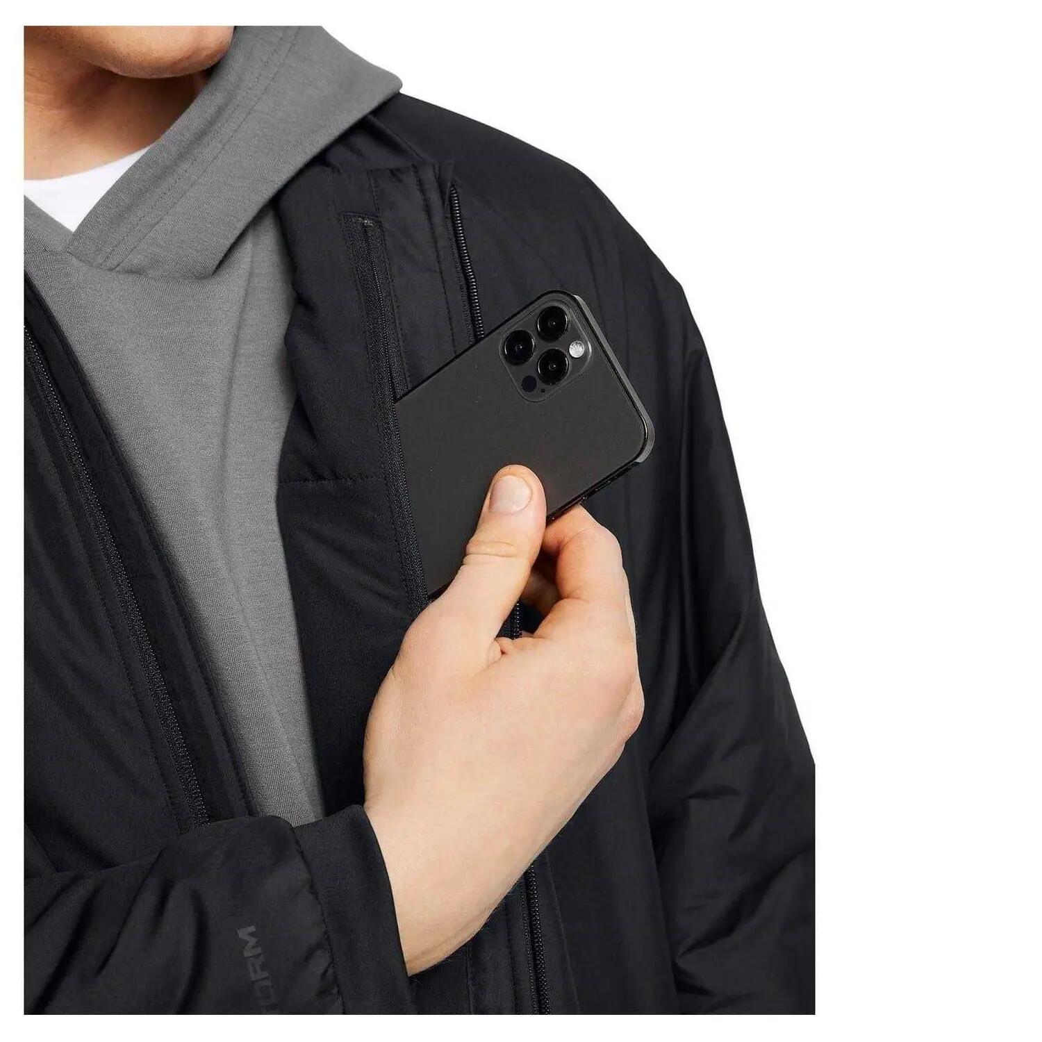 Chaqueta Bomber Unstoppable para Hombre Negro 4/4