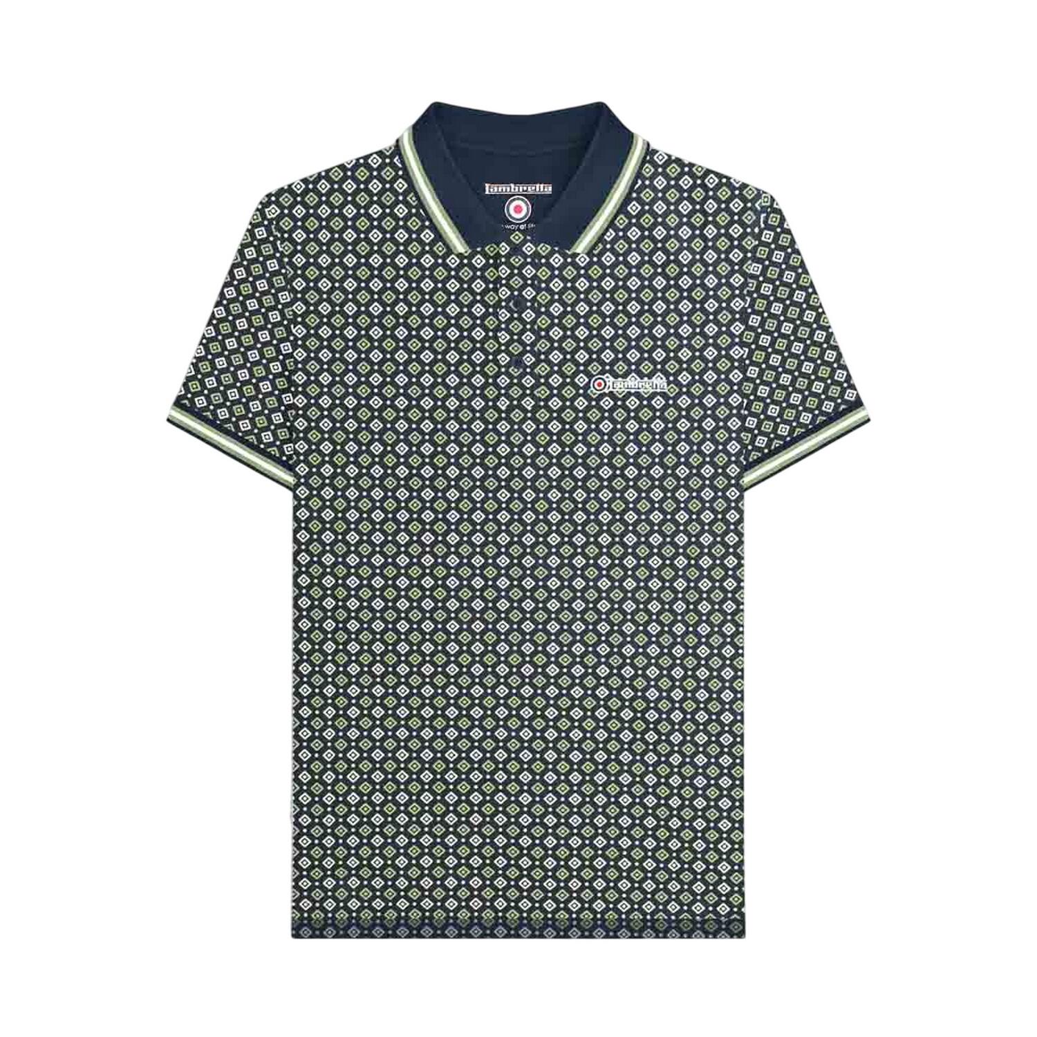 Poloshirt für Herren Marine/Basilikum 2/3