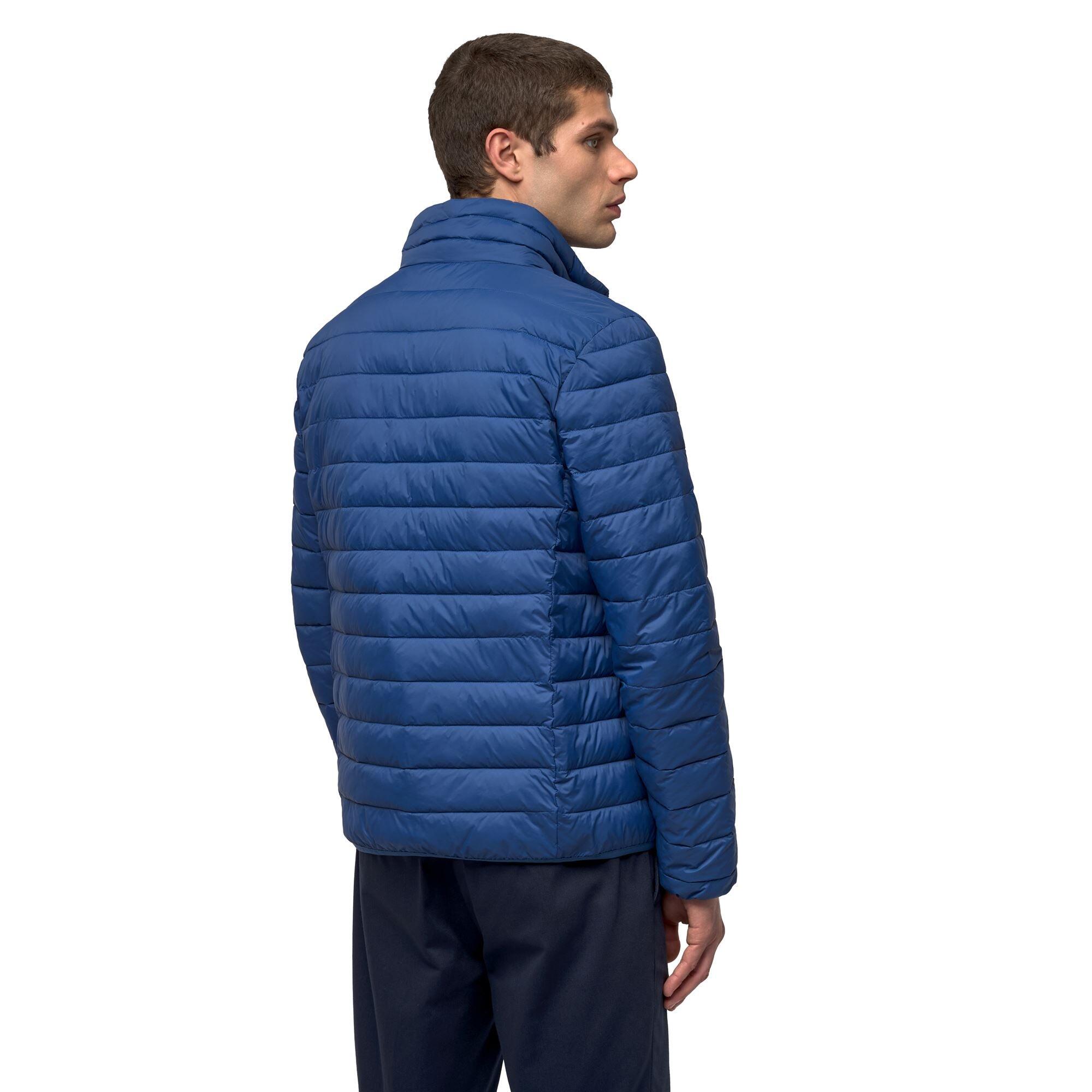 Giubbotto da uomo in nylon blu da lifestyle 5/6