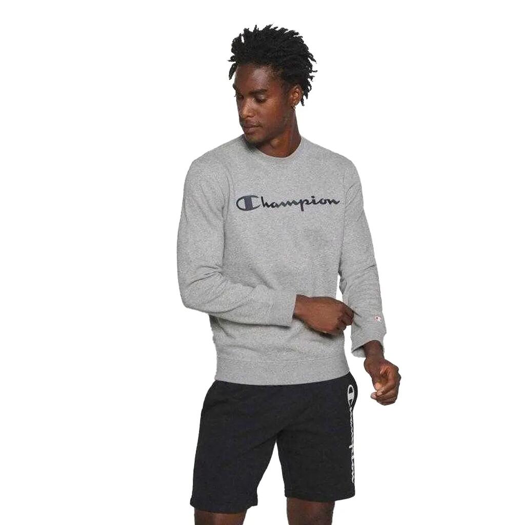 Mens Logo Regular Sweatshirt (Silver)