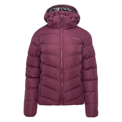 Dames winter gewatteerde jas (roze)