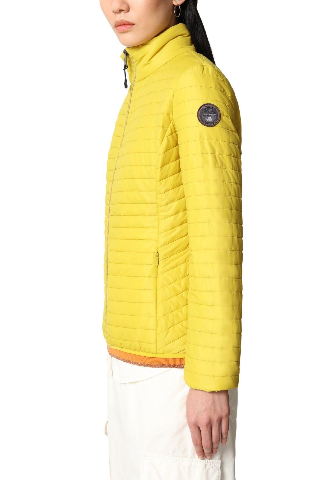 NAPAPJIRI Casaco feminino Acalmar - Amarelo - Tamanho M 3/3