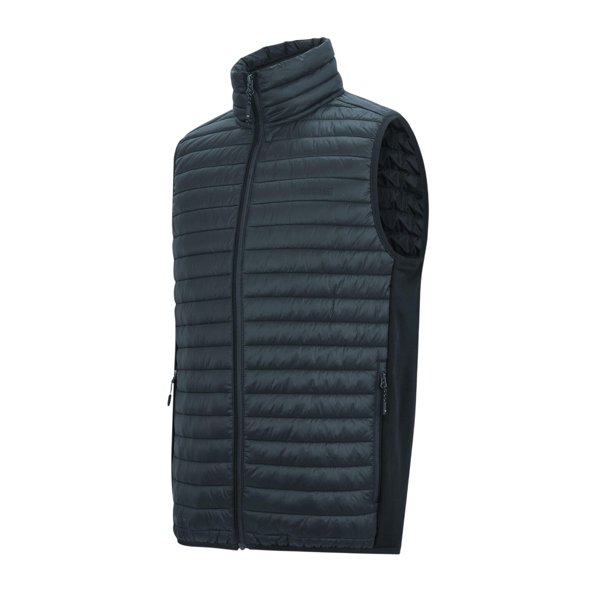Heren Andreson Hybride Gewatteerde Jas (Stormgrijs/Zwart) 3/4