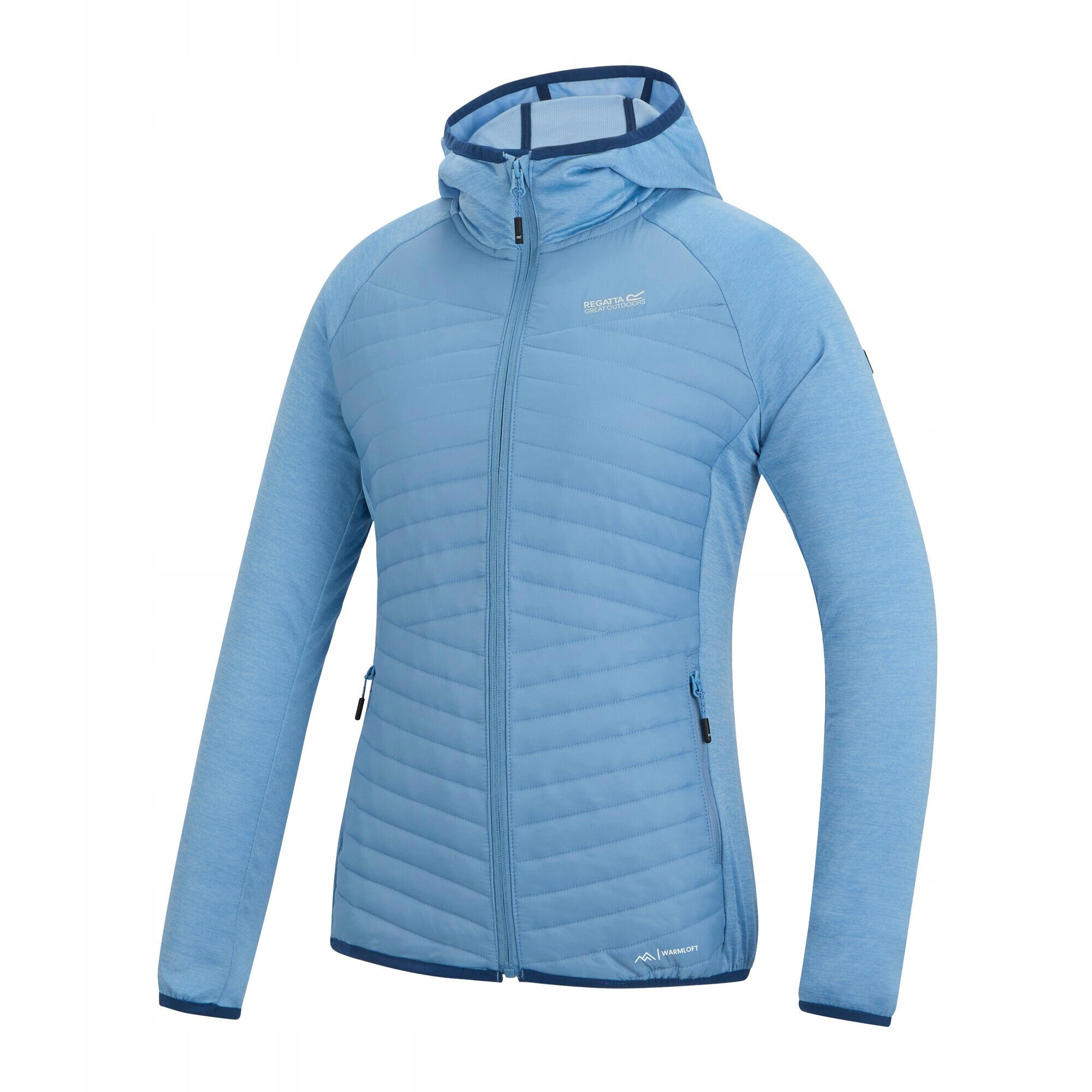 Chaqueta Acolchada Andreson Hybrid para Mujer Vaquero Lavado 3/4