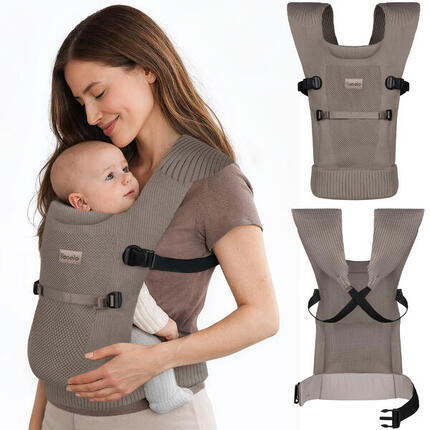 Ergonomische Babytrage Lionelo Mabel, atmungsaktiv, 2 Positionen