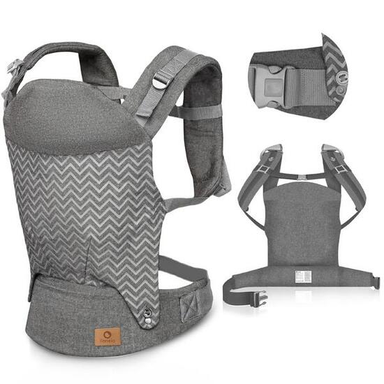 Ergonomische Babytrage Lionelo Margareet Air, atmungsaktiv, 3 Positionen