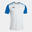 Maillot manches courtes Homme Joma Academy iv blanc bleu roi