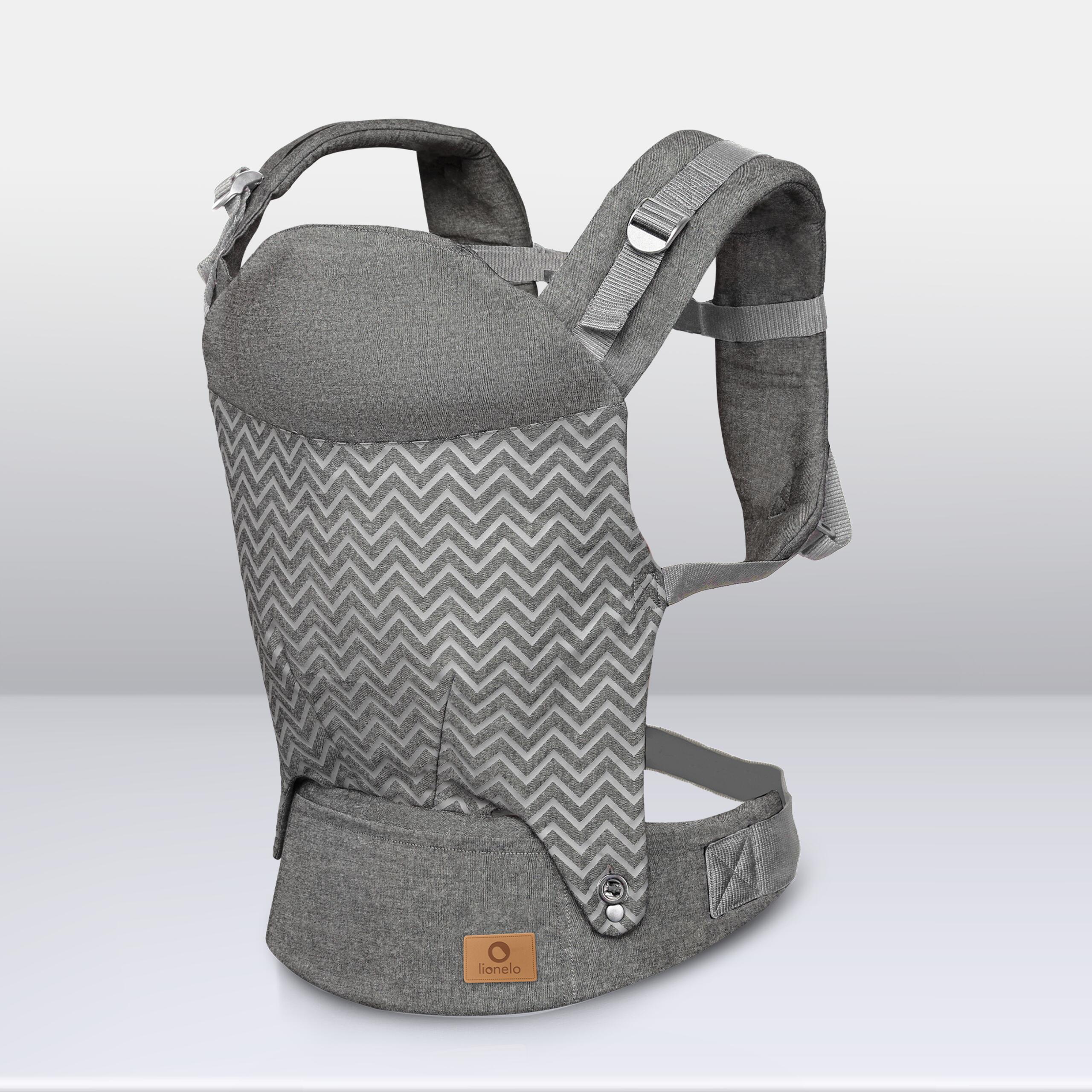 Porta-bebés ergonómico Lionelo Margareet, 3 posições, algodão, IHDI 4/5
