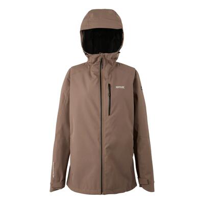 Dames birchdale ii waterdichte jas (zwart/seal grey)