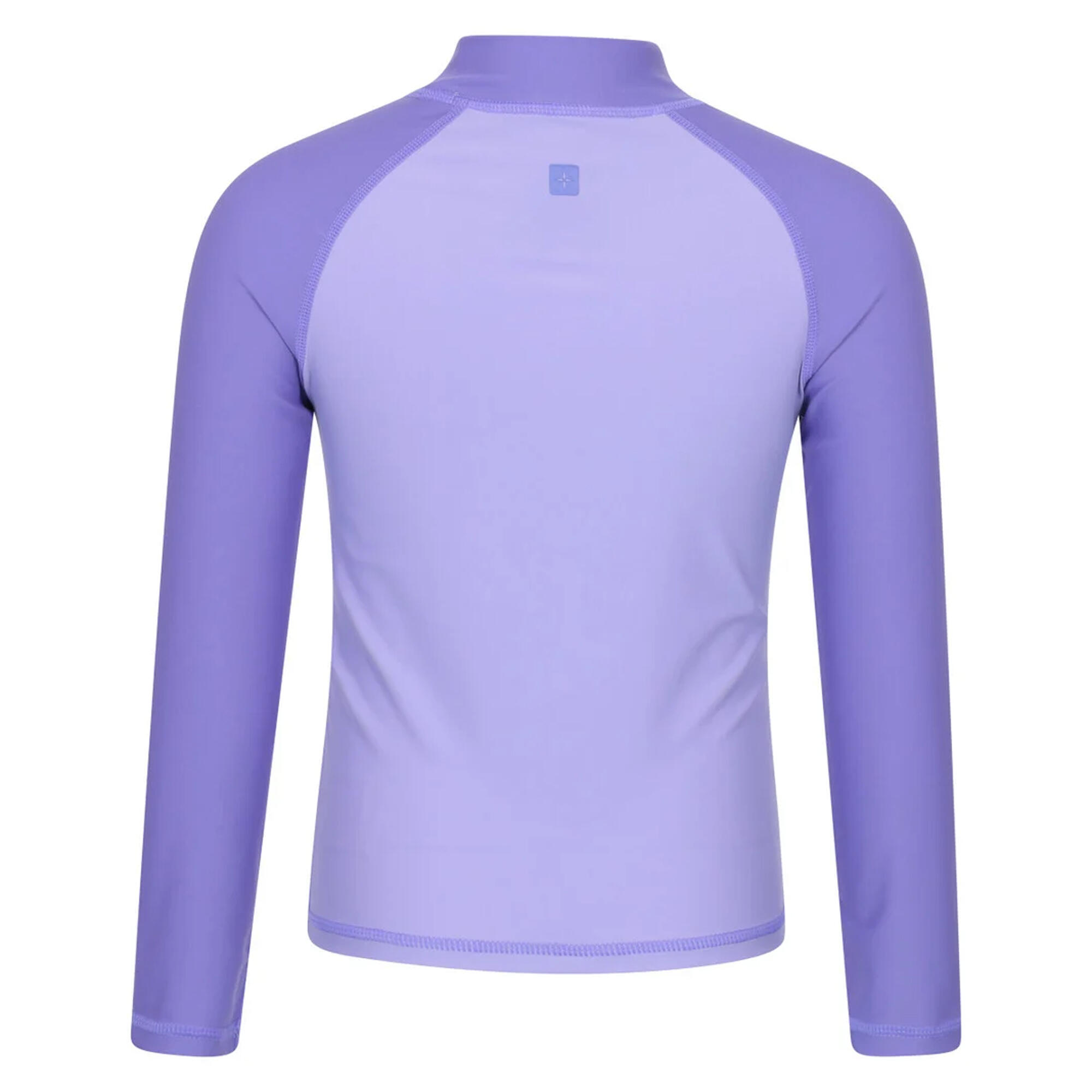 Raspa Top Manica Lunga Bambini Mountain Warehouse Viola Chiaro 2/3