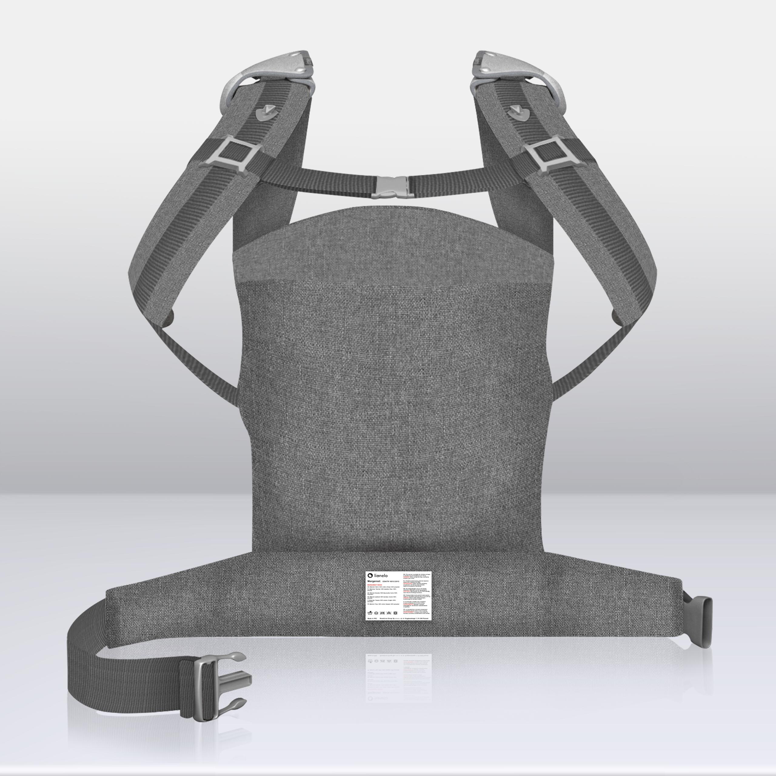 Porta-bebés ergonómico Lionelo Margareet, 3 posições, algodão, IHDI 3/5