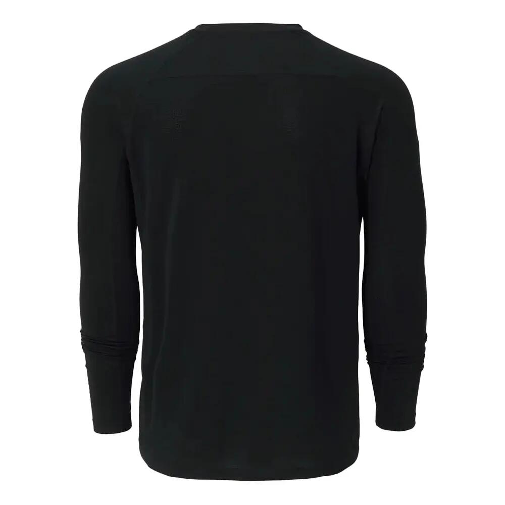 Top de manga comprida de base para homem (Graphite) 3/4
