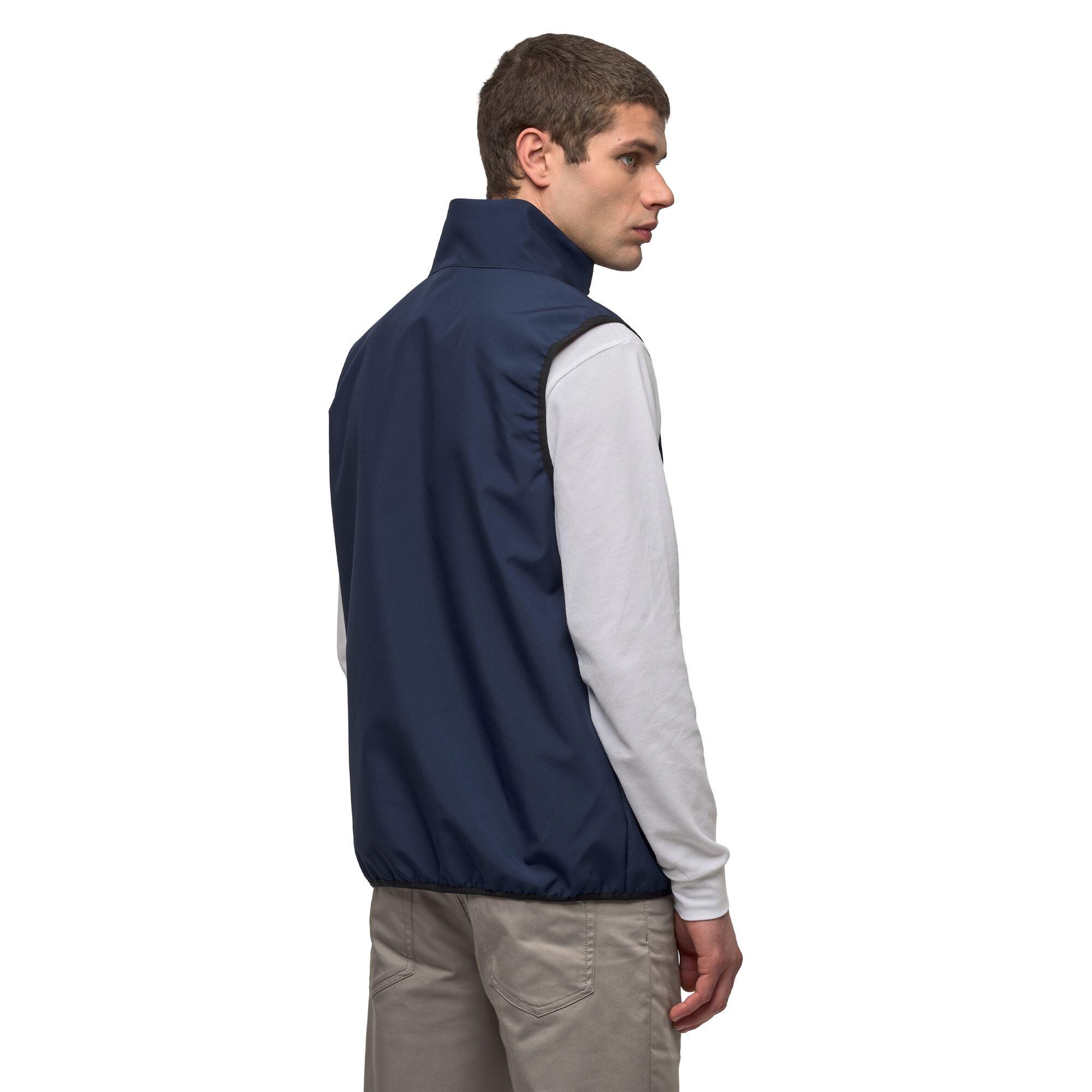 Smanicato da uomo in poliestere blu da lifestyle 5/6