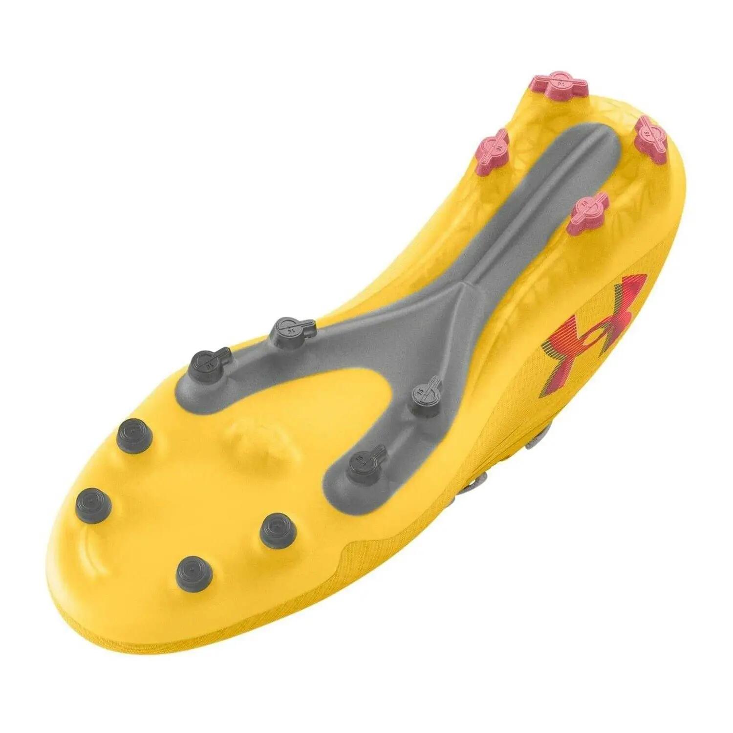 Chaussures De Foot Pour Terrain Ferme MAGNETICO ELITE Homme (Jaune) 4/5