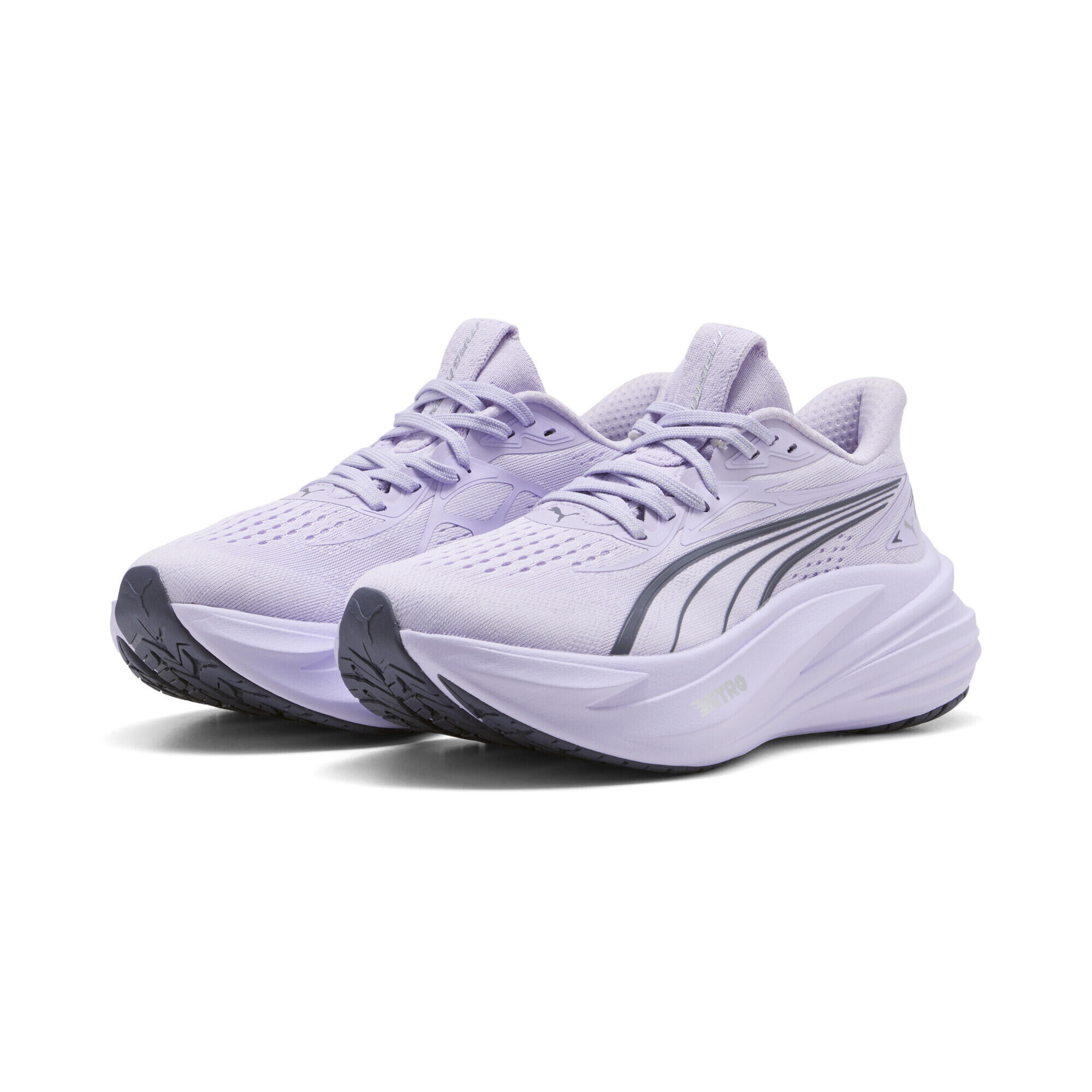 Cizme cross training femei amortizare maximă, Magmax Nitro 2, alb cu negru PUMA