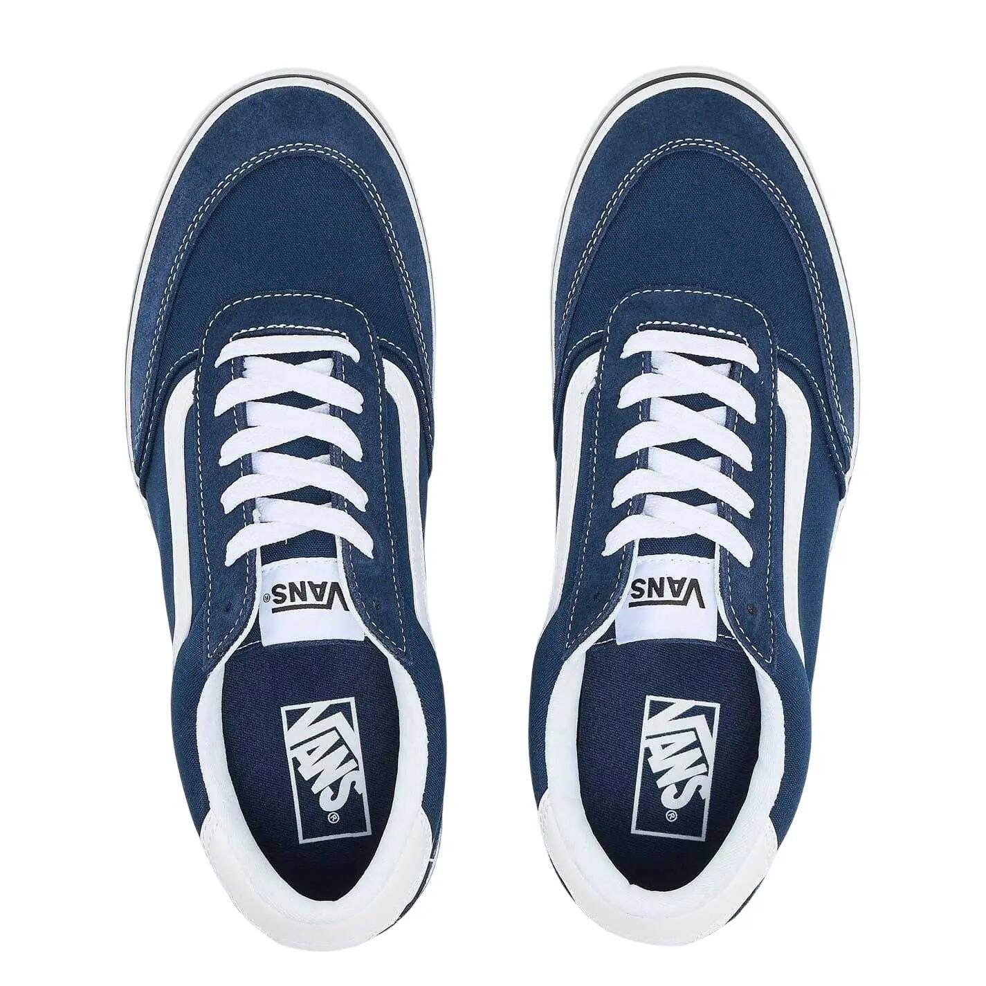 Mens Brooklyn Canvas Low Trainers (Dress Blue) 3/3