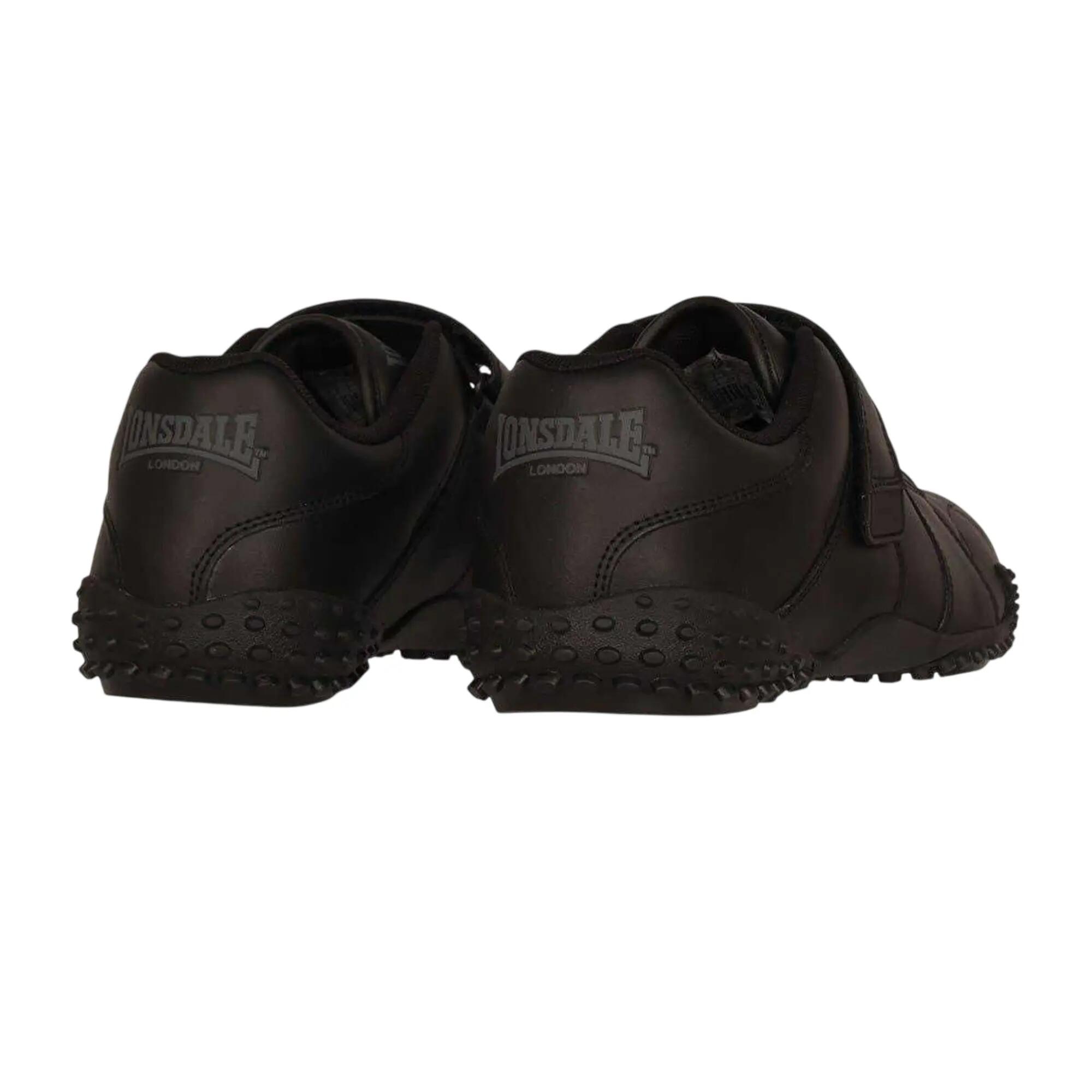 Mens Fulham Leather Trainers (Black) 2/5