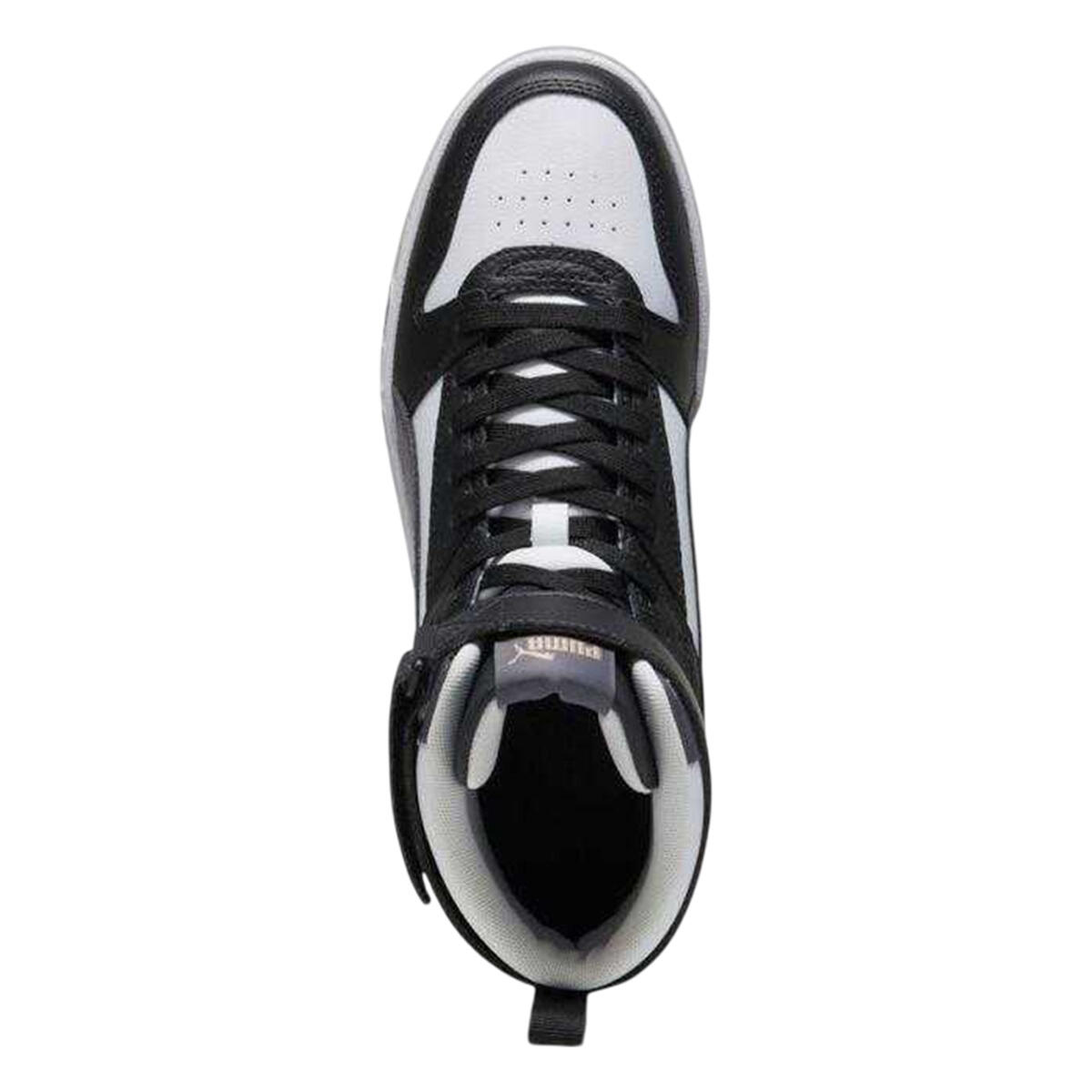 Calçado de camurça para homem RBD Game (Branco / Preto) 3/4