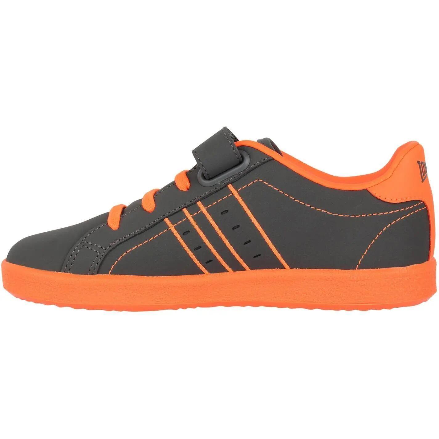 Baskets Motif/style Ovale Enfant (Gris / Orange) 2/5