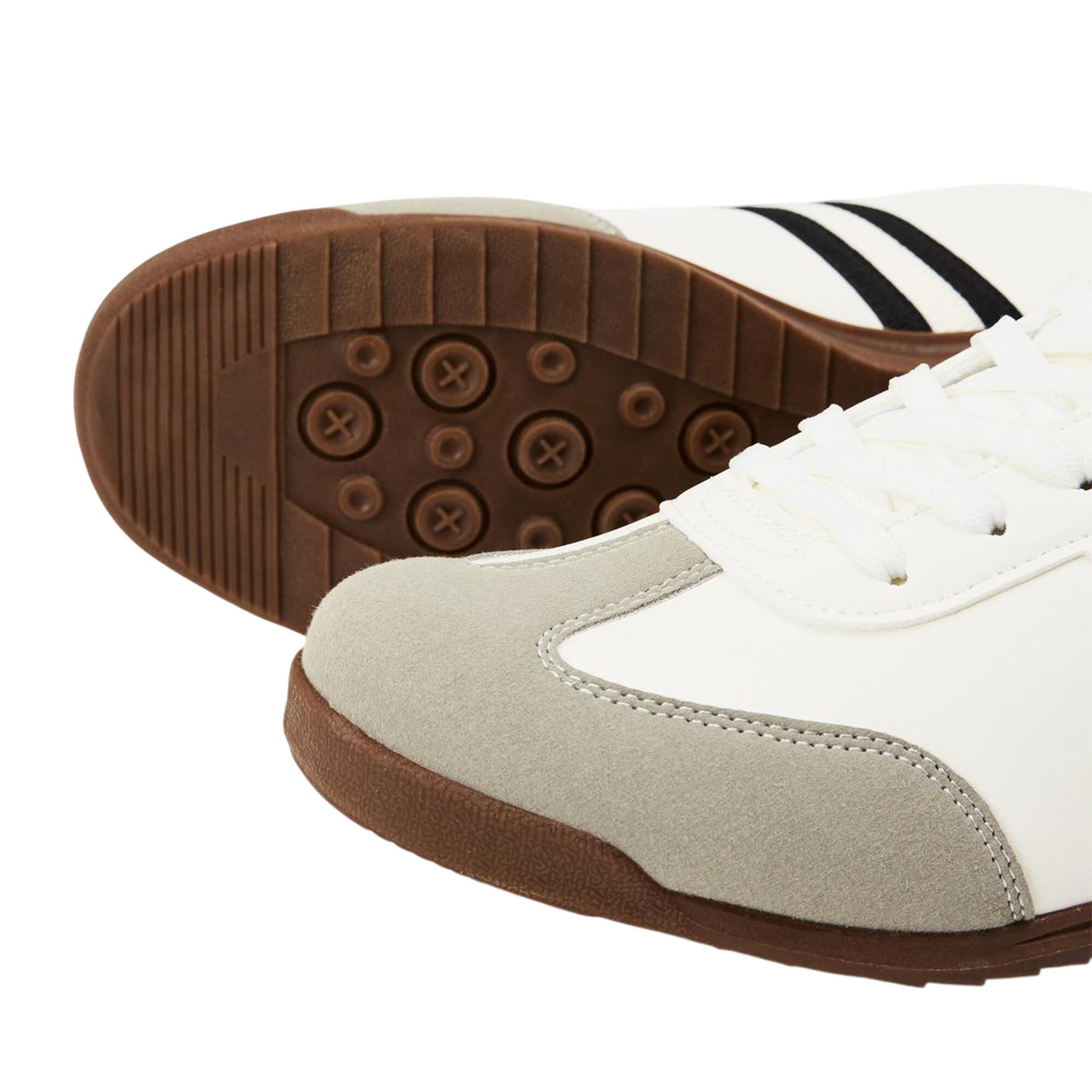 Baskets TACKLE Homme (Blanc / Noir) 4/4