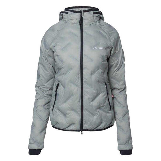Huel" Jacke für , Gesteppt, PrimaLoft Damen Grau/Silber