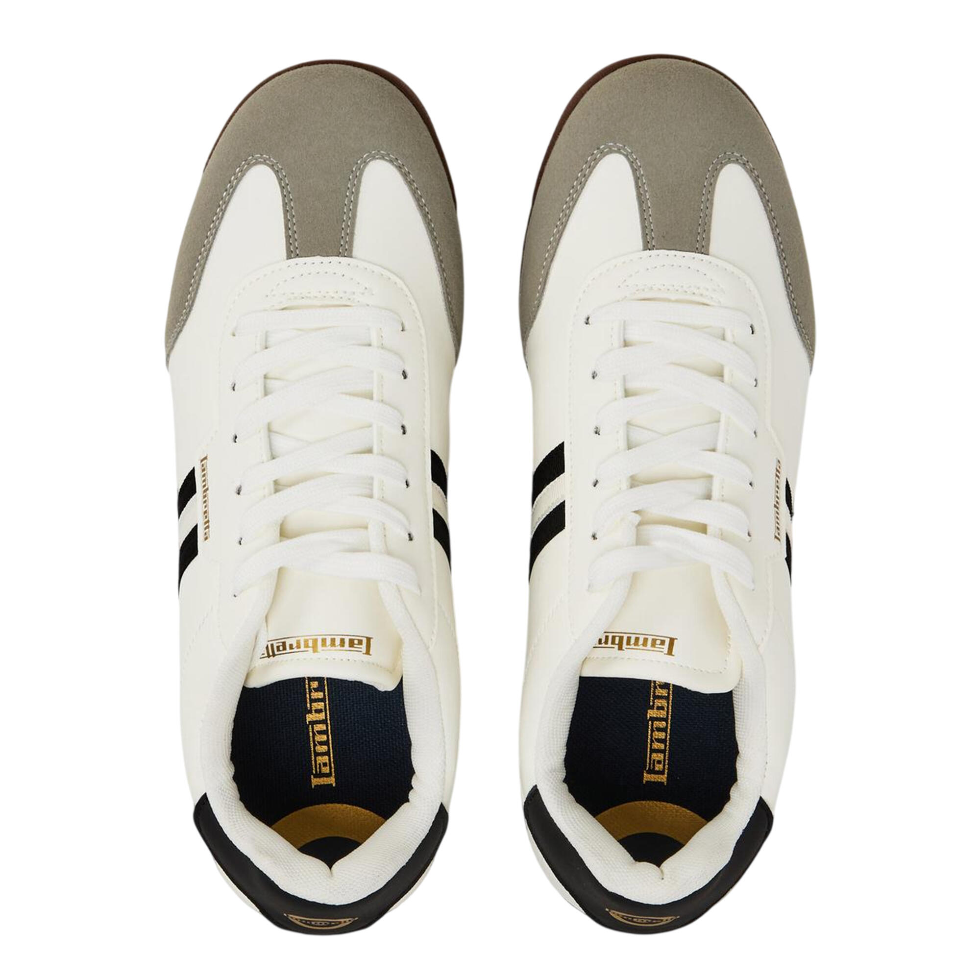 Baskets TACKLE Homme (Blanc / Noir) 3/4