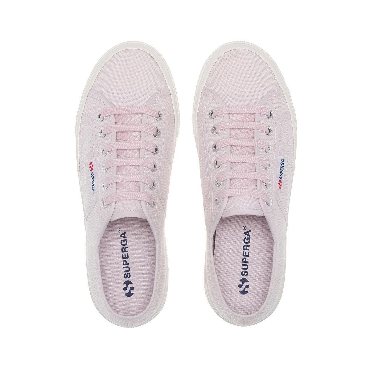 Chaussures À Semelles Compensées Adulte (Rose Violet / Ivoire) 3/4