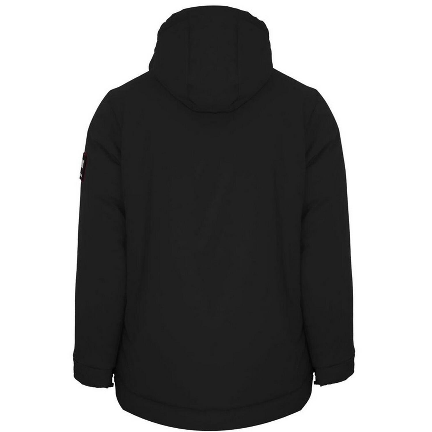 Mens Circular Logo Padded Jacket (Black) 2/4