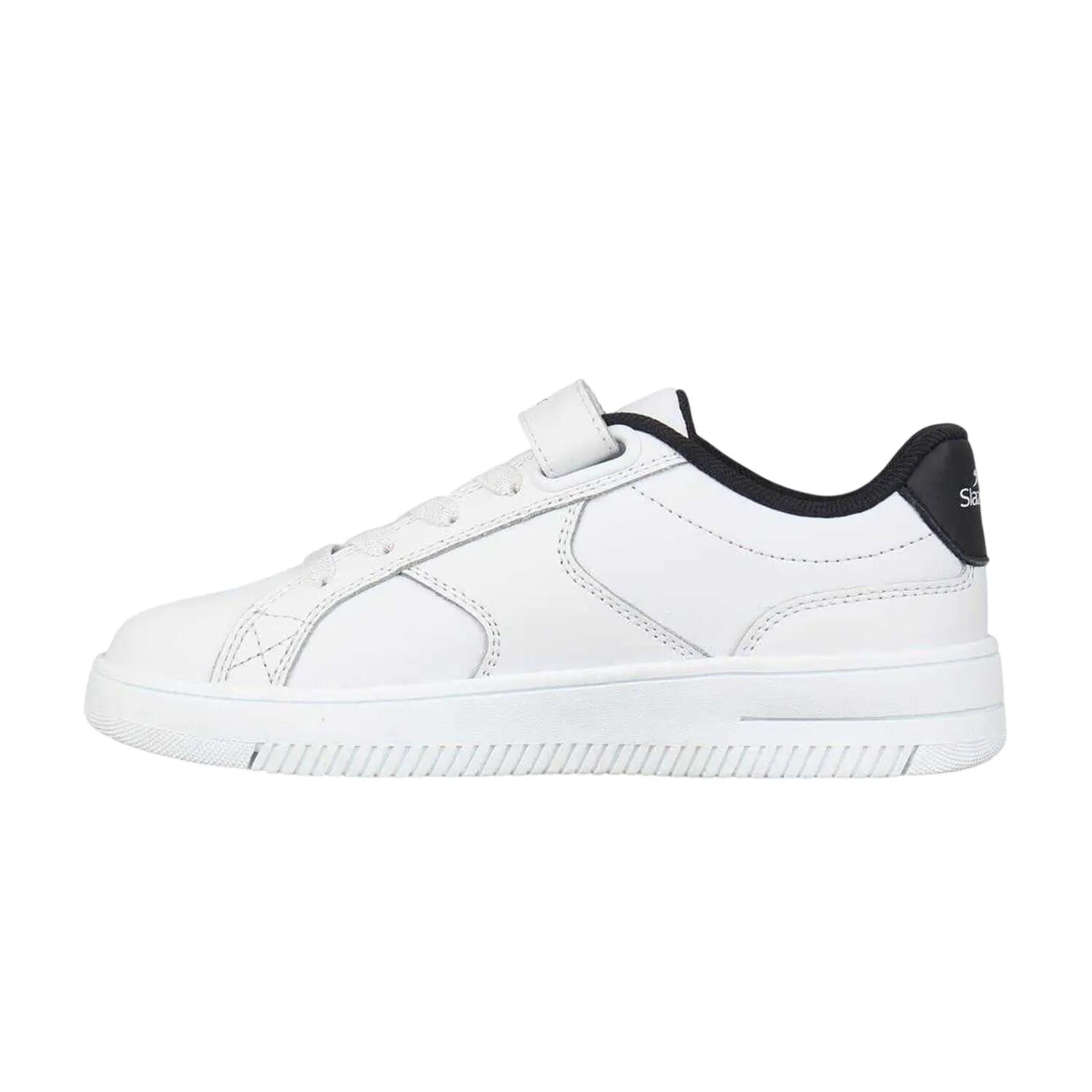 "Starling" Sneaker für , Leder Kinder Weiß/Marine 3/4
