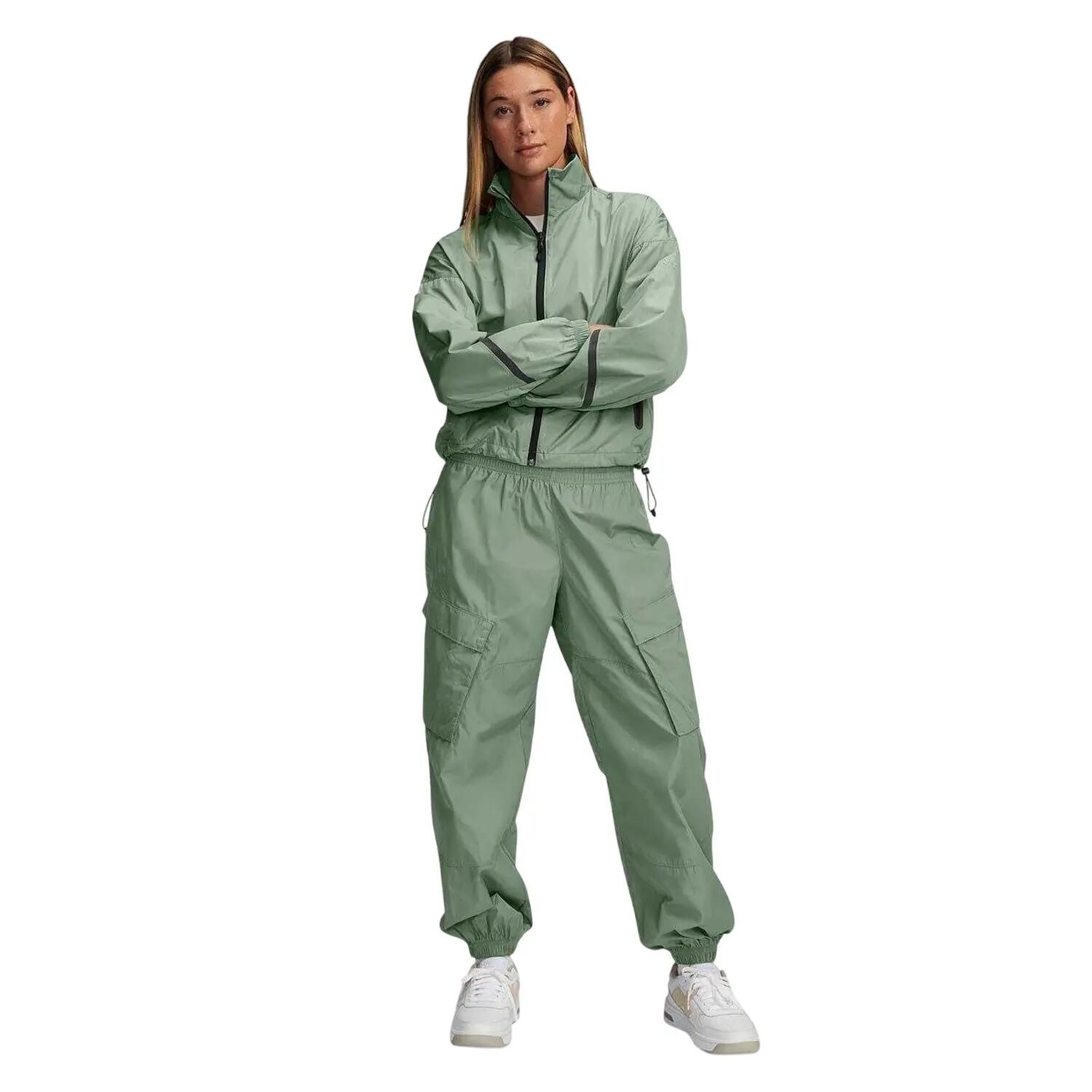 Giacca A Vento Tessuto Prestazione Spalla Cadente Donna Under Armour Verde 1/3